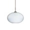 Besa Lighting Pape 12 Cord Pendant, Opal Ribbed, Bronze Finish, 1x9W LED 1JT-491307-LED-BR - alternate 1